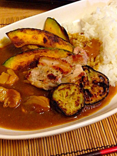 夏野菜と二種類の豚バラカレー☆-レシピのメイン写真