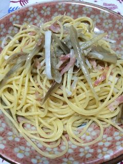 柚子胡椒で☆ごぼうの和風ペペロンチーノ-レシピのメイン写真
