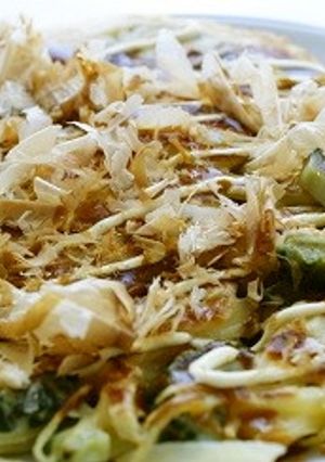 ゴーヤとじゃが芋のお好み焼き-レシピのメイン写真
