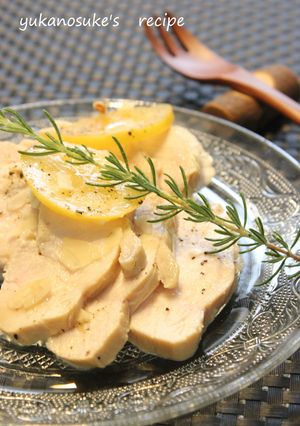 塩レモンで鶏ハム-レシピのメイン写真