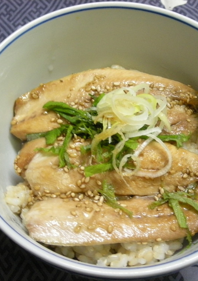 かば焼き風いわしのどんぶり-レシピのメイン写真