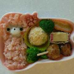 รูปของ 幼稚園お弁当*アルパカ*キャラ弁