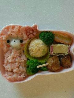 幼稚園お弁当*アルパカ*キャラ弁-レシピのメイン写真