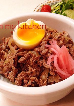 簡単♪美味しい♪つゆだく牛丼-レシピのメイン写真