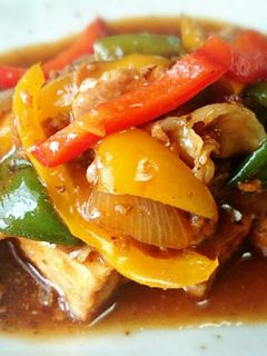 ☆簡単☆厚揚げの焼き肉たれ炒め☆-レシピのメイン写真