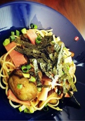 ナスしめじベーコンの簡単♡和風パスタ-レシピのメイン写真