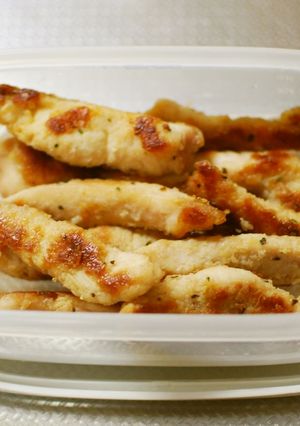 鶏むね肉ジャーキー竜田揚げ風・片栗粉-レシピのメイン写真