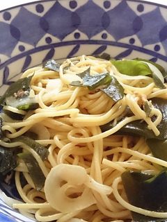 ツナとワカメの和風パスタ★-レシピのメイン写真