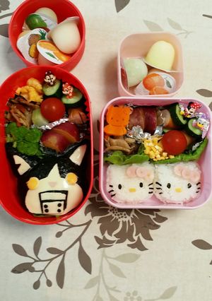 ろぼにゃんとキティちゃん-レシピのメイン写真