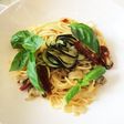 ドライトマトとなすバジルのパスタ♡