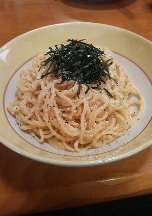 簡単濃厚明太子のクリームパスタ-レシピのメイン写真