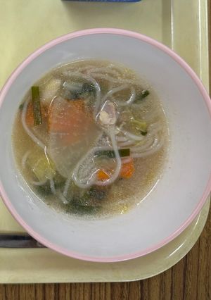 三原たっぷり中華スープ☆給食メニュー-レシピのメイン写真