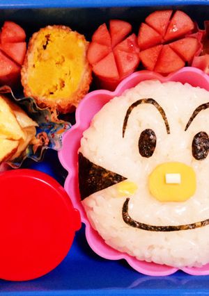 ☆キャラ弁☆〜こむすびまん〜-レシピのメイン写真