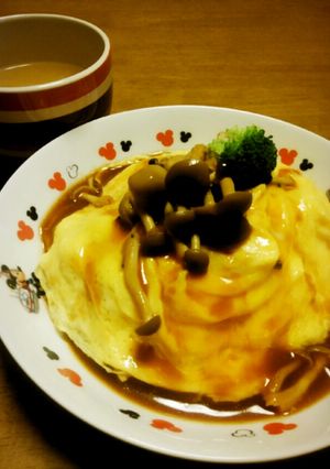 きのこソースのとろ～りオムライス-レシピのメイン写真