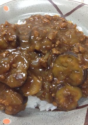 フライパンで☆ひき肉とナスのカレー-レシピのメイン写真