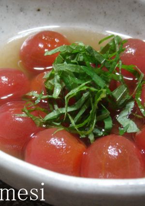トマトの昆布茶浸し-レシピのメイン写真
