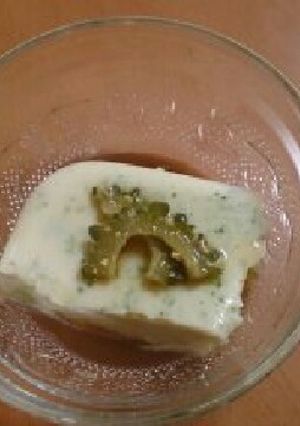 ゼラチンで固める☆簡単！ゴーヤ豆腐-レシピのメイン写真
