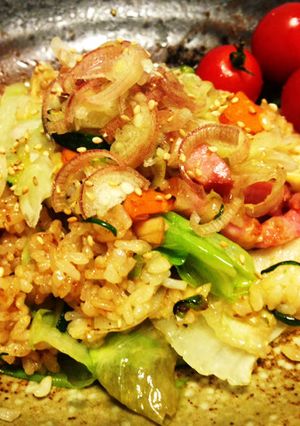 茗荷好きな方へ!みょうが炒飯♪-レシピのメイン写真