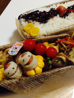 キャラ弁☆おかず☆ちくわソーセー人-レシピのメイン写真