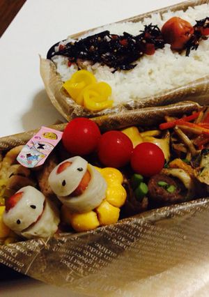 キャラ弁☆おかず☆ちくわソーセー人-レシピのメイン写真