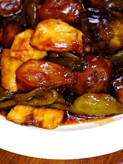 揚焼きナスとメカジキの甘酢煮-レシピのメイン写真