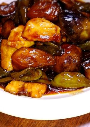 揚焼きナスとメカジキの甘酢煮-レシピのメイン写真