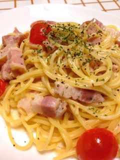 濃厚なのに爽やか、塩レモンクリームパスタ-レシピのメイン写真