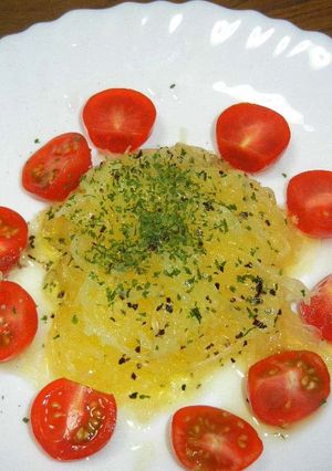 そうめん瓜のオリーブオイル&酢和え-レシピのメイン写真