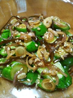 ごま昆布の佃煮できゅうり漬け-レシピのメイン写真