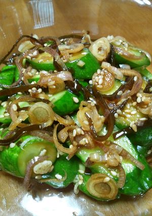ごま昆布の佃煮できゅうり漬け-レシピのメイン写真