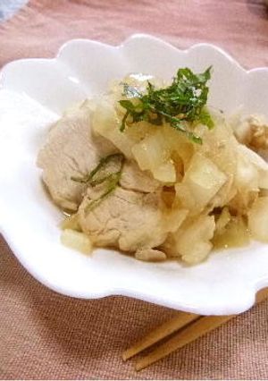 さっぱり♥簡単　鶏胸肉のオニオンポン酢煮-レシピのメイン写真