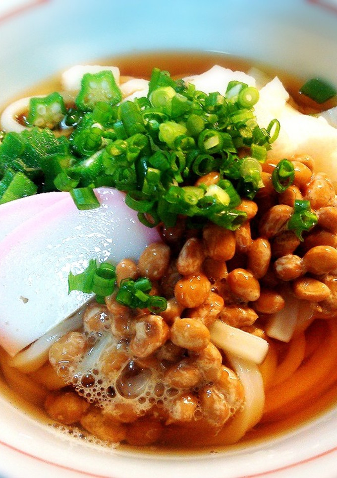 冷やしネバとろうどん-レシピのメイン写真