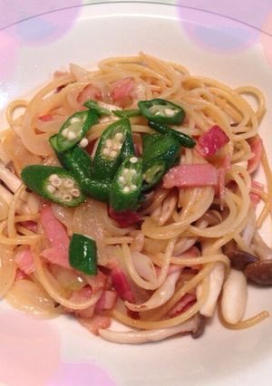 簡単♡ベーコンとしめじのパスタ-レシピのメイン写真