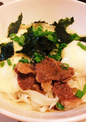 HBでツルツル！手打ちうどん-レシピのメイン写真