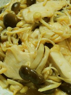 簡単☆鶏肉とキノコのさっぱりポン酢炒め-レシピのメイン写真