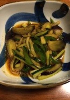 後引く夏野菜キンピラ-レシピのメイン写真