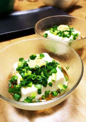 かんたん！ネギ塩冷奴☆熱々ごま油がけ♪-レシピのメイン写真
