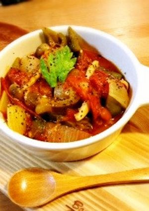 夏野菜ゴロゴロ〜カポナータ★-レシピのメイン写真