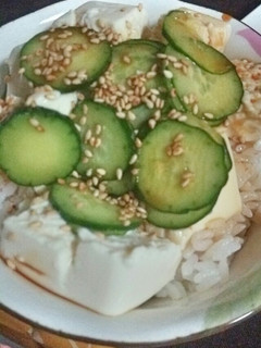 サッパリ豆腐丼-レシピのメイン写真