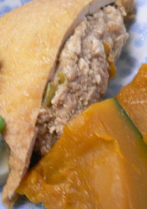 厚揚げのひき肉詰め煮-レシピのメイン写真