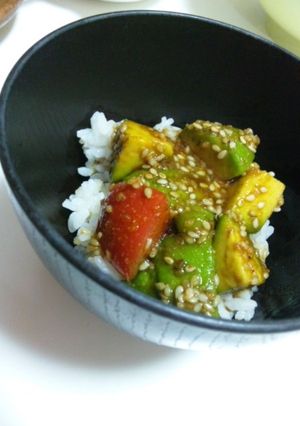 アボカド&トマトで和風ベジ丼-レシピのメイン写真