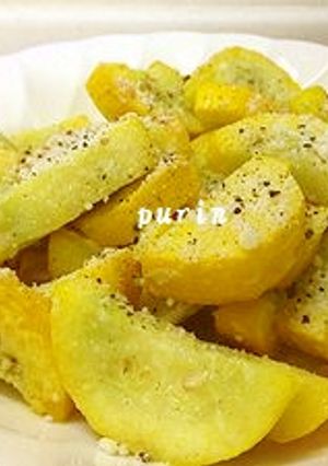 簡単！ズッキーニのパルメザンチーズ炒め-レシピのメイン写真
