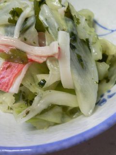 キャベツとわかめのからし和え-レシピのメイン写真