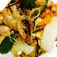干しきのこと干し夏野菜の中華炒め