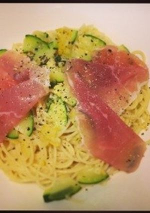 生ハムとズッキーニの冷製パスタ☆塩レモン-レシピのメイン写真