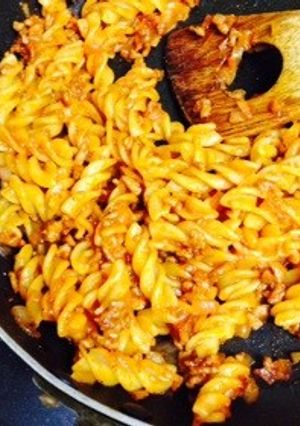 お弁当に!ミートソースマカロニ-レシピのメイン写真