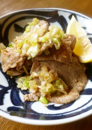 豚肉のネギ塩焼き♪-レシピのメイン写真