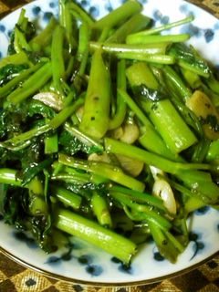 空芯菜の塩ニンニク炒め-レシピのメイン写真