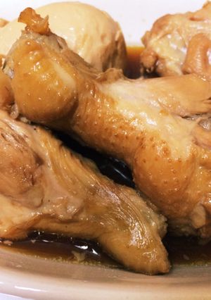 簡単、鶏手羽元のスッパ煮！-レシピのメイン写真