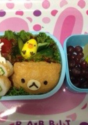リラックマ キャラ弁 キイロイトリ-レシピのメイン写真
